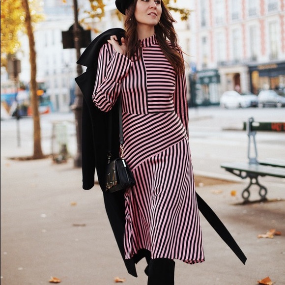 h&m asymmetric dress